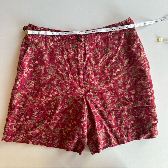 Lauren Ralph Lauren Linen Floral Shorts Size 12 (see measurements) - Picture 5 of 10
